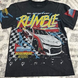 Blacktop Rumble mens Graphic T-Shirt - Black